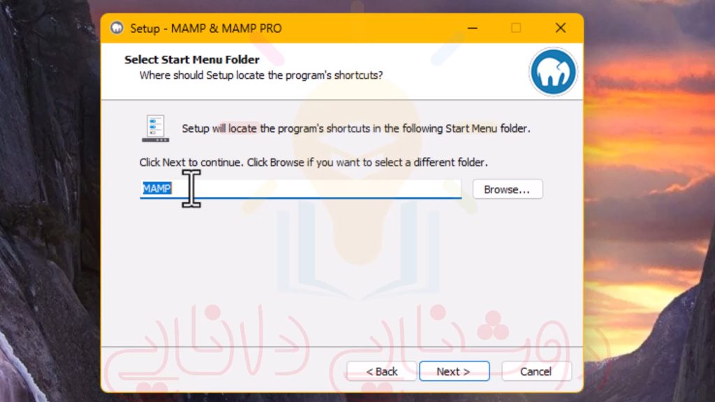 آموزش نصب نرم افزار ممپ 5